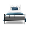 Load image into Gallery viewer, Artiss Metal Bed Frame Single Size Platform Foundation Mattress Base SOL Black