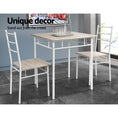 Load image into Gallery viewer, Artiss 3 Piece Dining Set - Natural