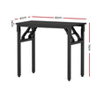Load image into Gallery viewer, Artiss Computer Desk Laptop Table Bookshelf Desk Storage Rack Office Study Black