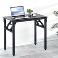 Load image into Gallery viewer, Artiss Computer Desk Laptop Table Bookshelf Desk Storage Rack Office Study Black