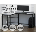 Load image into Gallery viewer, Artiss Corner Computer Desk L-Shaped Student Home Office Study Table Workstation
