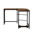 Load image into Gallery viewer, Artiss Corner Computer Desk L-Shaped Student Home Office Study Table Brown