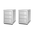 Load image into Gallery viewer, Artiss Set of 2 Bedside Tables Drawers Mirrored Side End Table Cabinet Nightstand