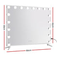 Load image into Gallery viewer, Embellir Makeup Mirror Hollywood 80x65cm 18 LED with Light Vanity Dimmable Wall