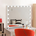 Load image into Gallery viewer, Embellir Makeup Mirror Hollywood 80x65cm 18 LED with Light Vanity Dimmable Wall