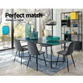 Load image into Gallery viewer, 4 X Artiss Dining Chairs Dark Grey
