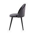 Load image into Gallery viewer, Artiss Set of 2 Velvet Modern Dining Chair - Dark Grey