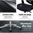 Load image into Gallery viewer, Artiss Office Chair Gaming Chair Computer Chairs Mesh Net Seating Black