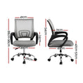Load image into Gallery viewer, Artiss Office Chair Gaming Chair Computer Mesh Chairs Executive Mid Back Grey