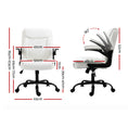 Load image into Gallery viewer, Artiss Office Chair Leather Computer Executive Chairs Gaming Study Desk White