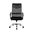 Load image into Gallery viewer, PU Leather Mesh High Back Office Chair - Black