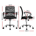 Load image into Gallery viewer, Artiss Office Chair Gaming Chair Computer Mesh Chairs Executive Mid Back Black