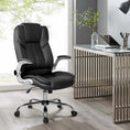 Load image into Gallery viewer, Artiss Kea Executive Office Chair Leather Black