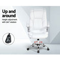 Load image into Gallery viewer, Artiss Kea Executive Office Chair Leather White