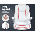 Load image into Gallery viewer, Artiss Kea Executive Office Chair Leather White