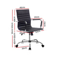 Load image into Gallery viewer, Artiss Gaming Office Chair Computer Desk Chairs Home Work Study Black Mid Back