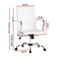 Load image into Gallery viewer, Artiss Gaming Office Chair Computer Desk Chairs Home Work Study White Mid Back