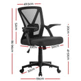 Load image into Gallery viewer, Artiss Gaming Office Chair Mesh Computer Chairs Swivel Executive Mid Back Black