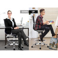 Load image into Gallery viewer, Artiss Office Chair Veer Drafting Chairs Black