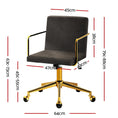 Load image into Gallery viewer, Velvet Office Chair Executive Computer Chairs Adjustable Desk Chair Armchair