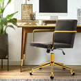 Load image into Gallery viewer, Velvet Office Chair Executive Computer Chairs Adjustable Desk Chair Armchair