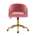 Load image into Gallery viewer, Velvet Office Chair Executive Computer Chair Adjustable Armchair Work Study Pink
