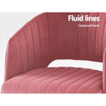 Load image into Gallery viewer, Velvet Office Chair Executive Computer Chair Adjustable Armchair Work Study Pink