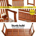Load image into Gallery viewer, Gardeon Outdoor Garden Bench Seat Wooden Chair Patio Furniture Timber Lounge