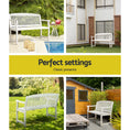 Load image into Gallery viewer, Gardeon Outdoor Garden Bench Seat Wooden Chair Patio Furniture Timber Lounge