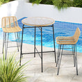 Load image into Gallery viewer, Gardeon 3PCS Outdoor Bar Table Chairs Patio Bistro Set 2 Seater