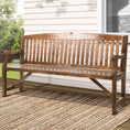 Load image into Gallery viewer, Gardeon Wooden Garden Bench Chair Natural Outdoor Furniture Décor Patio Deck 3 Seater