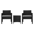 Load image into Gallery viewer, Gardeon Patio Furniture Outdoor Bistro Set Dining Chairs Setting 3 Piece Wicker