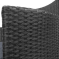 Load image into Gallery viewer, Gardeon 3pc Bistro Wicker Outdoor Furniture Set Black