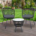Load image into Gallery viewer, Gardeon Outdoor Patio Chair and Table - Black