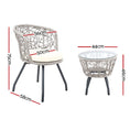 Load image into Gallery viewer, Gardeon Outdoor Patio Chair and Table - Grey