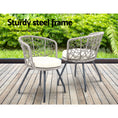 Load image into Gallery viewer, Gardeon Outdoor Patio Chair and Table - Grey