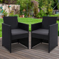 Load image into Gallery viewer, Gardeon Outdoor Chairs Dining Patio Furniture Lounge Setting Wicker Garden