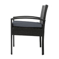 Load image into Gallery viewer, Gardeon Outdoor Furniture Bistro Wicker Chair Black