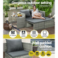 Load image into Gallery viewer, Gardeon Sun Lounge Wicker Lounger Patio Furniture Outdoor Setting Day Bed Garden