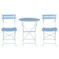 Load image into Gallery viewer, Gardeon Outdoor Setting Table and Chairs Folding Bistro Set Patio Furniture Blue