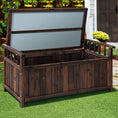 Load image into Gallery viewer, Gardeon Outdoor Storage Box Wooden Garden Bench Chest Toy Tool Sheds Furniture