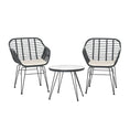 Load image into Gallery viewer, Gardeon Outdoor Furniture Lounge Setting 3-Piece Bistro Set Table Chairs Patio