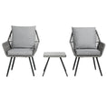 Load image into Gallery viewer, Gardeon Outdoor Furniture 3-Piece Lounge Setting Chairs Table Bistro Set Patio