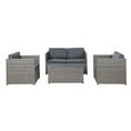 Load image into Gallery viewer, Gardeon Outdoor Furniture Sofa Set 4-Seater Wicker Lounge Setting Table Chairs