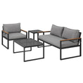 Load image into Gallery viewer, Gardeon Outdoor Sofa Set 3 Seater Corner Modular Lounge Setting Steel