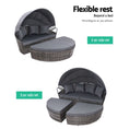 Load image into Gallery viewer, Gardeon Outdoor Lounge Setting Patio Furniture Sofa Wicker Garden Rattan Set Day Bed Grey