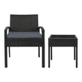Load image into Gallery viewer, Gardeon 3-piece Outdoor Set - Black