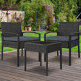 Load image into Gallery viewer, Gardeon 3-piece Outdoor Set - Black