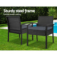 Load image into Gallery viewer, Gardeon 3-piece Outdoor Set - Black