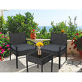 Load image into Gallery viewer, Gardeon 3-piece Outdoor Set - Black